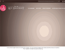 Tablet Screenshot of cave-dagobert.com